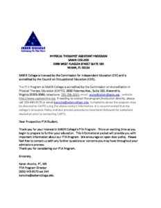 Prospective Student Informational Packet pdf