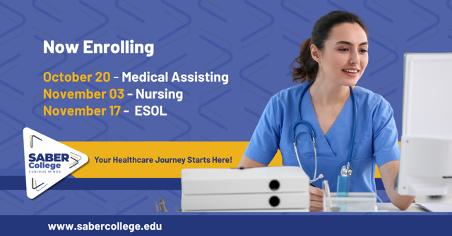 Fall 2025 Start Dates at SABER College: Your Pathway to Healthcare and Language Success