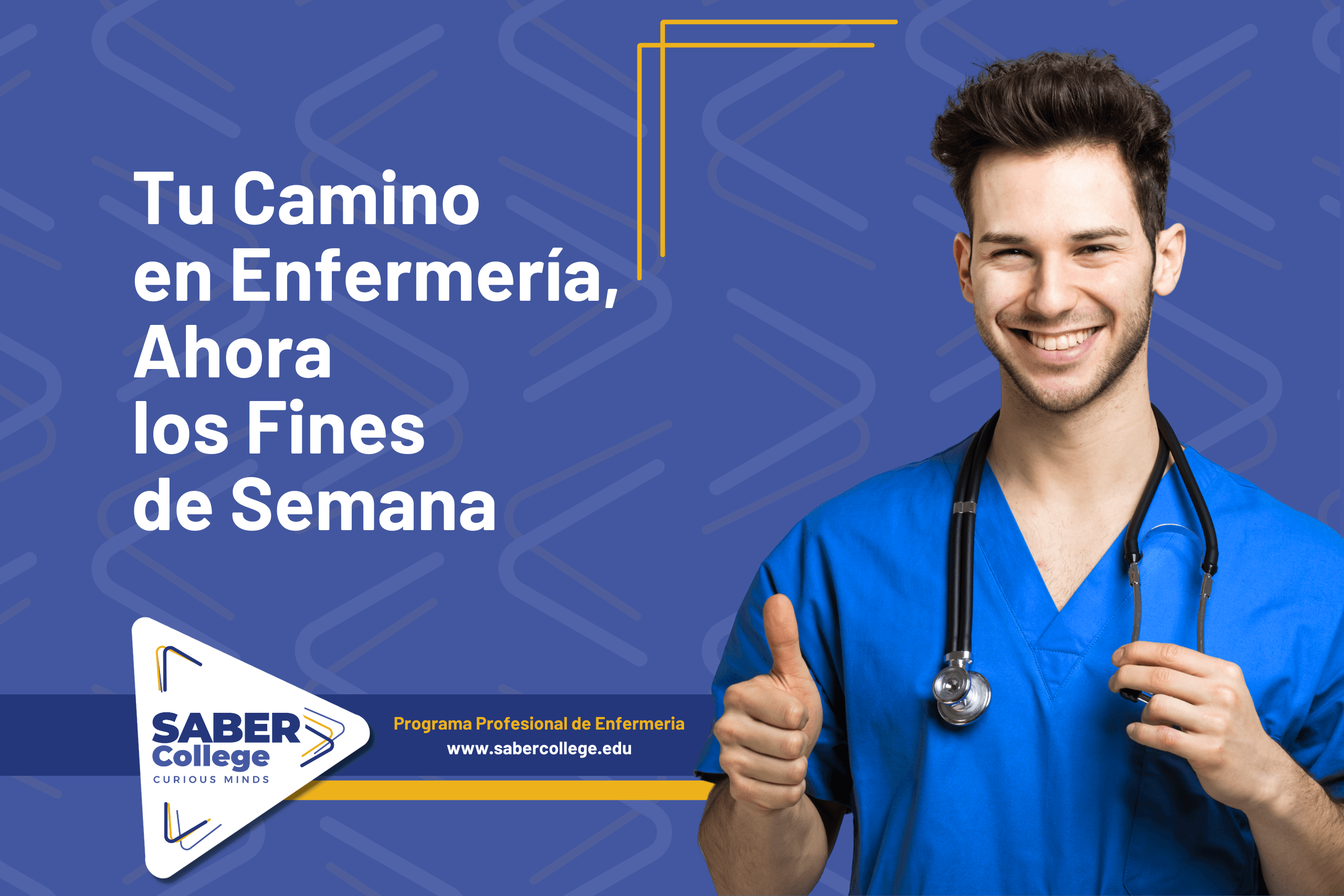 Estudiantes del Programa de Enfermería de Fin de Semana Miami practicando habilidades clínicas en el laboratorio de SABER College