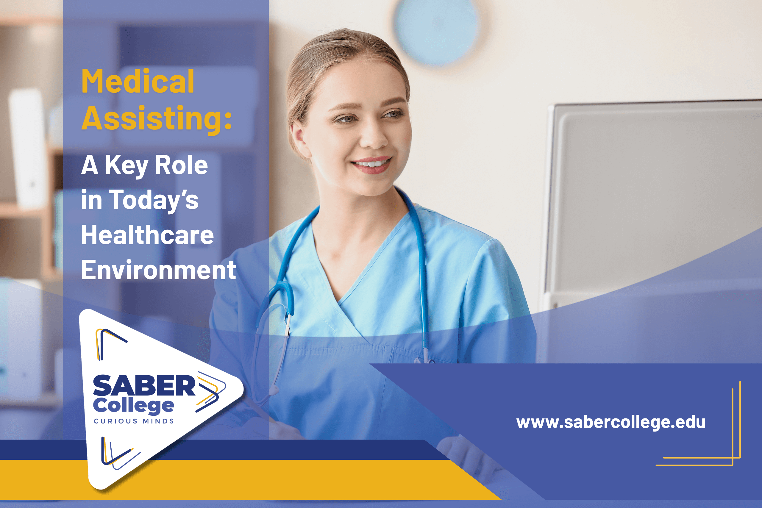 Discover the Associate Degree in Medical Assisting at SABER College. Clinical and administrative training designed for today’s healthcare environments.
